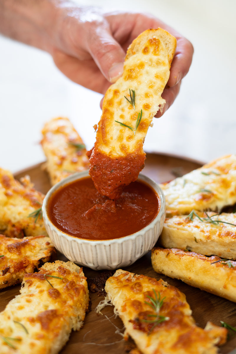 Cheesy Focaccia Pizza Dippers