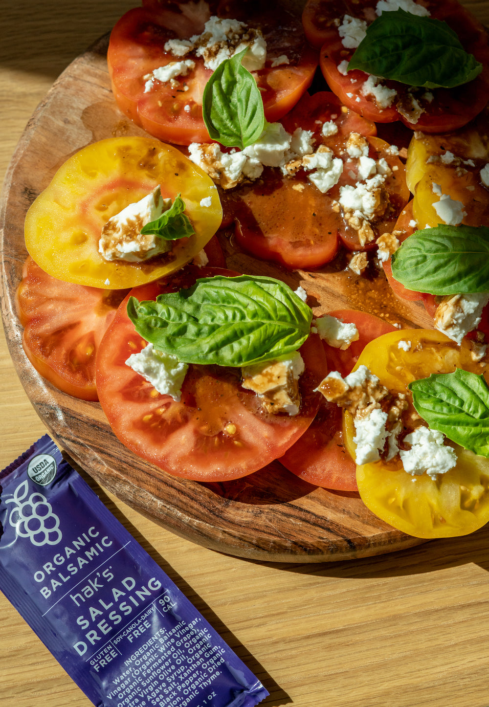 Tomato Feta Bites with Balsamic Drizzle