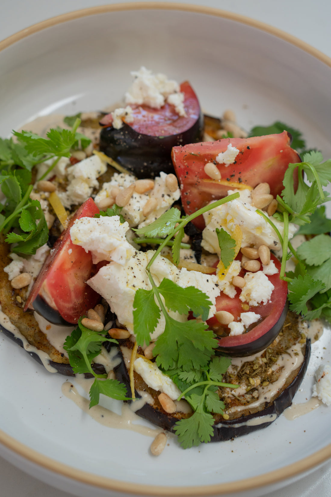 Roasted Eggplant with Tahini