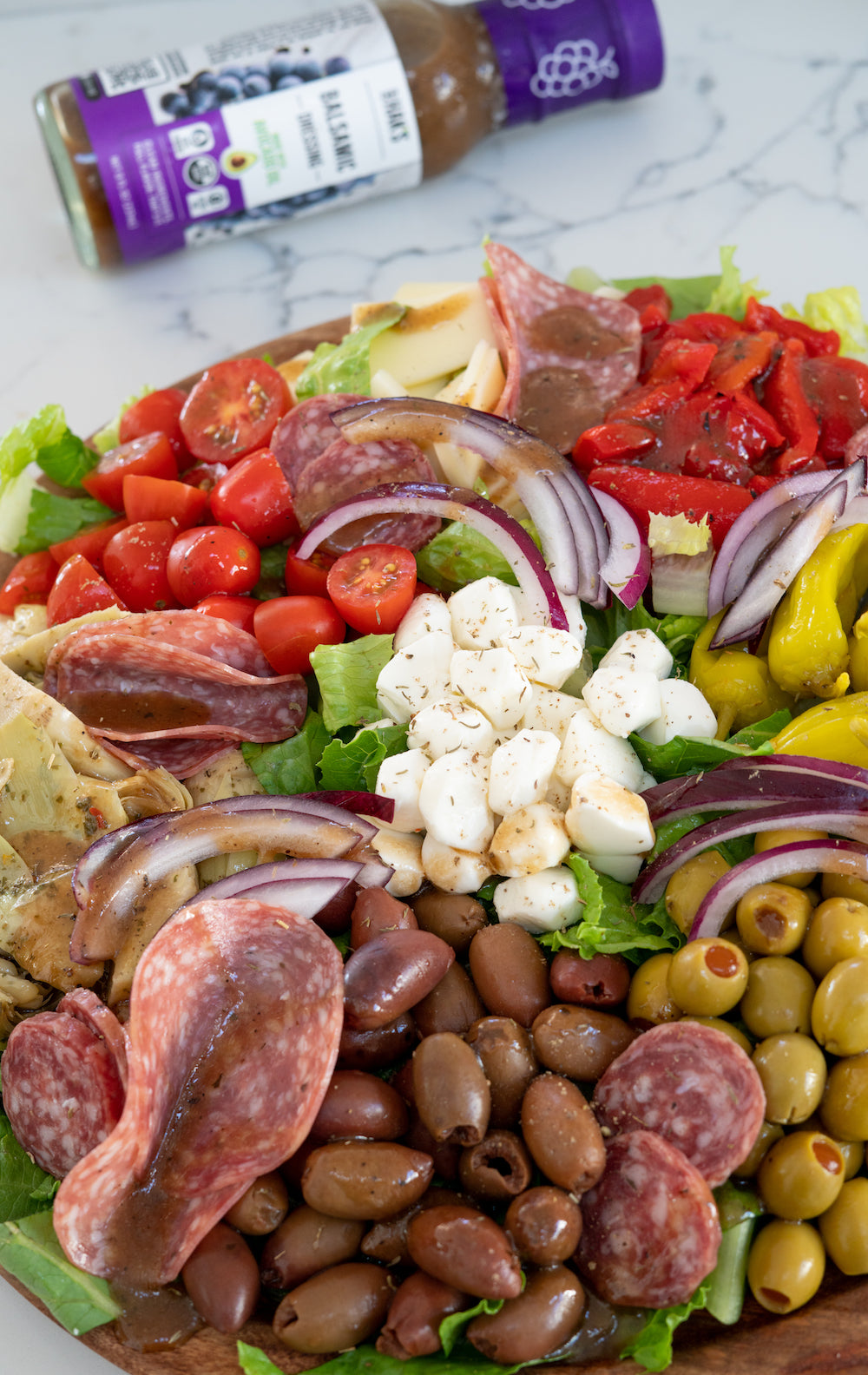 Antipasto Salad with Balsamic Dressing