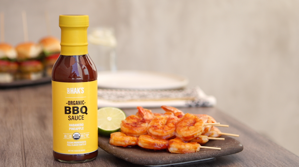 Grilled Pineapple Habanero Shrimp