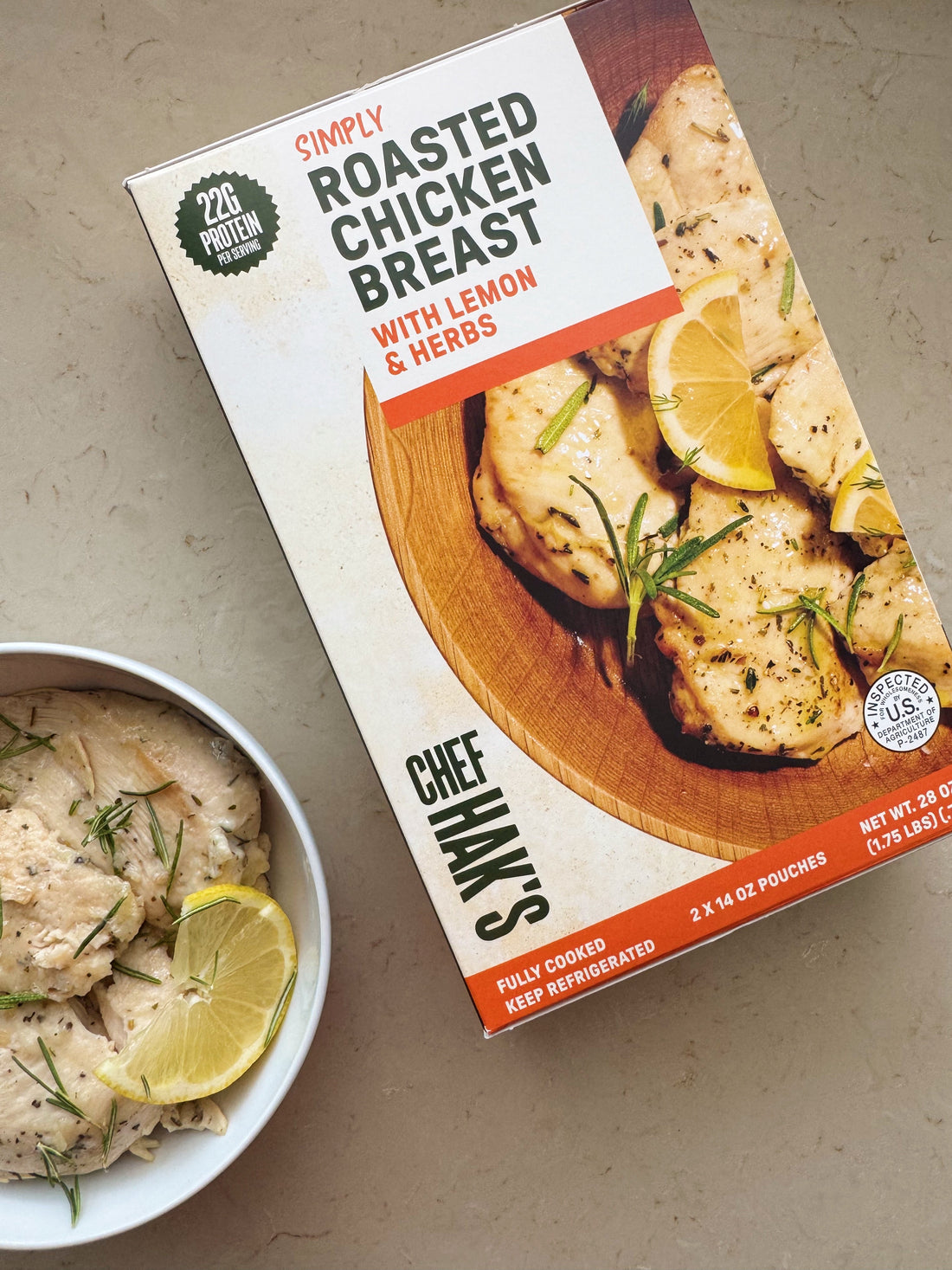 Lemon Herb Chicken Orzo Skillet