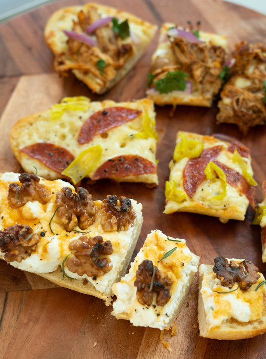 Pizza Baguette 3 Ways