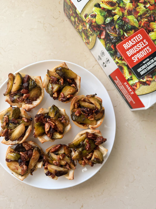 Baked Brussels Sprout Bites