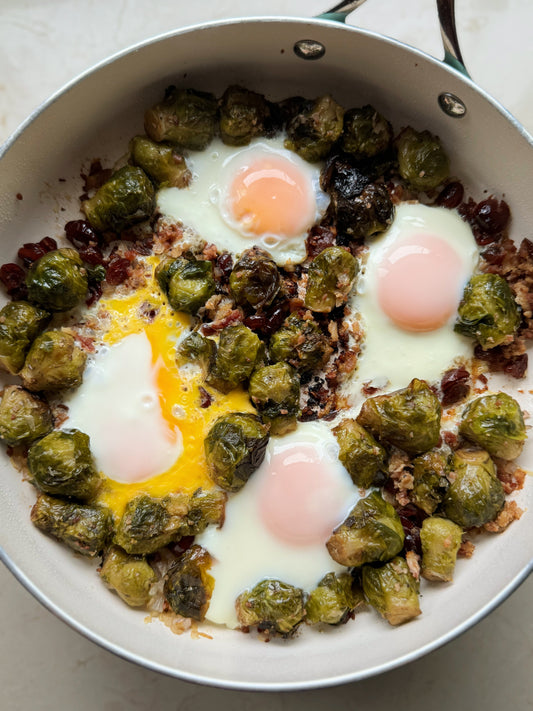 Brussels Sprout Breakfast Hash