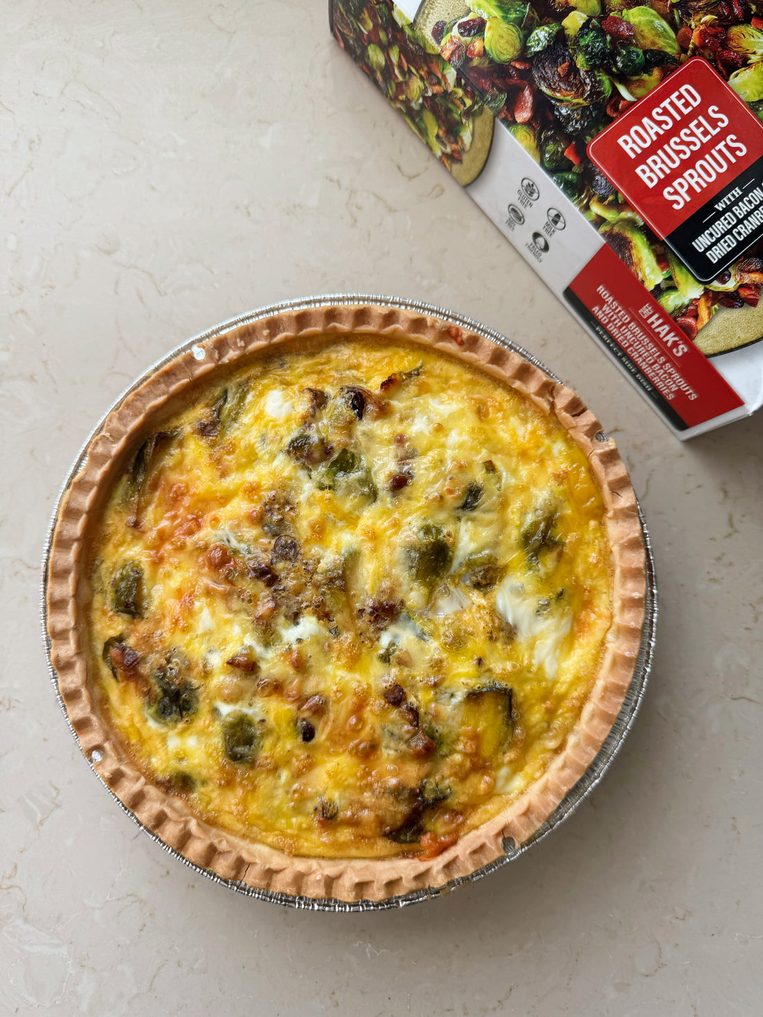 Brussels sprout Quiche