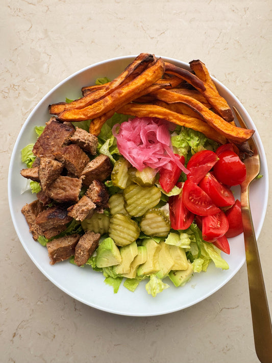 Burger Bowl with Special Sauce