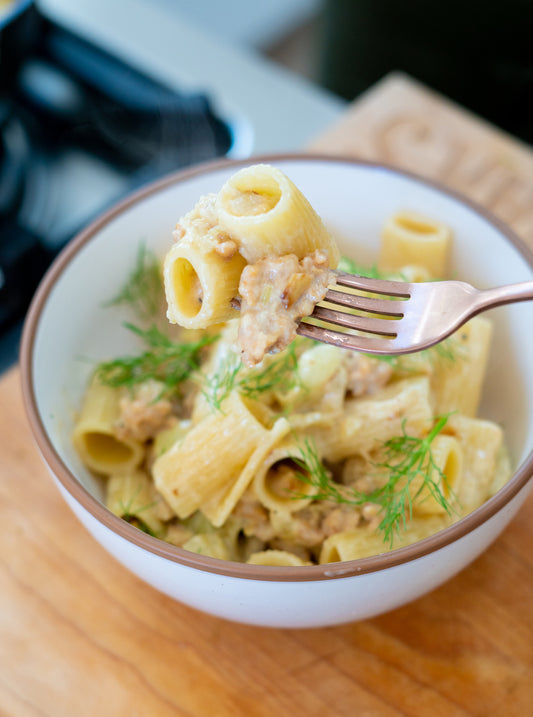 Chicken Sausage and Fennel Pasta