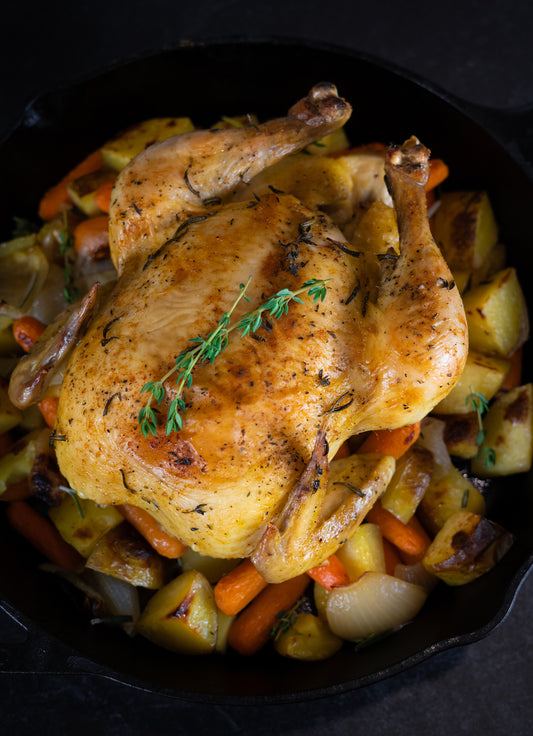 Roasted Chicken with Veggies