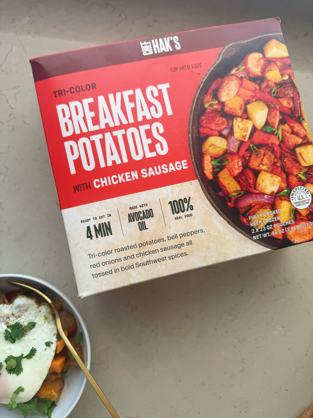 Fried Egg Breakfast Potatoes / Breakfast Potato Tacos