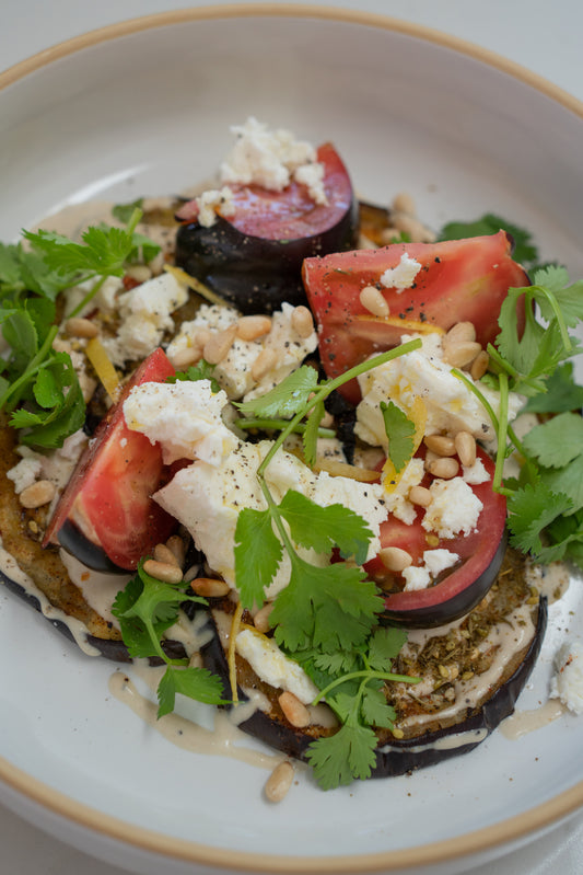 Roasted Eggplant with Tahini