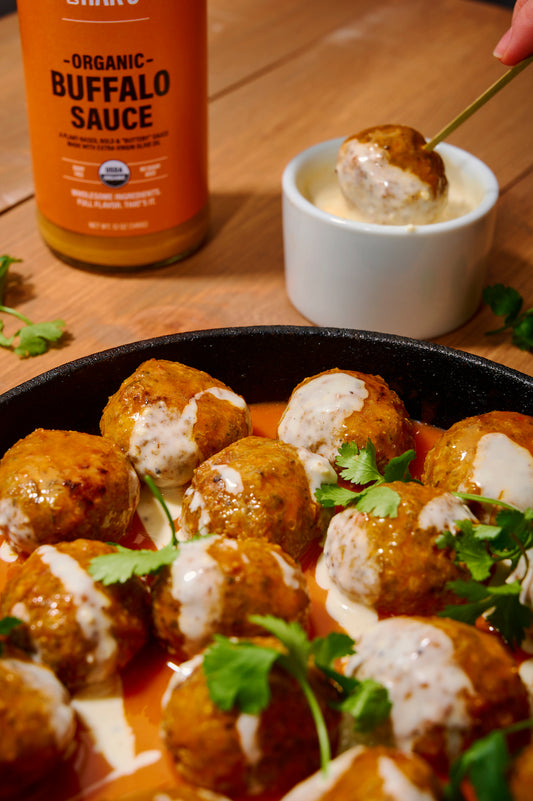 Buffalo Turkey Meatballs