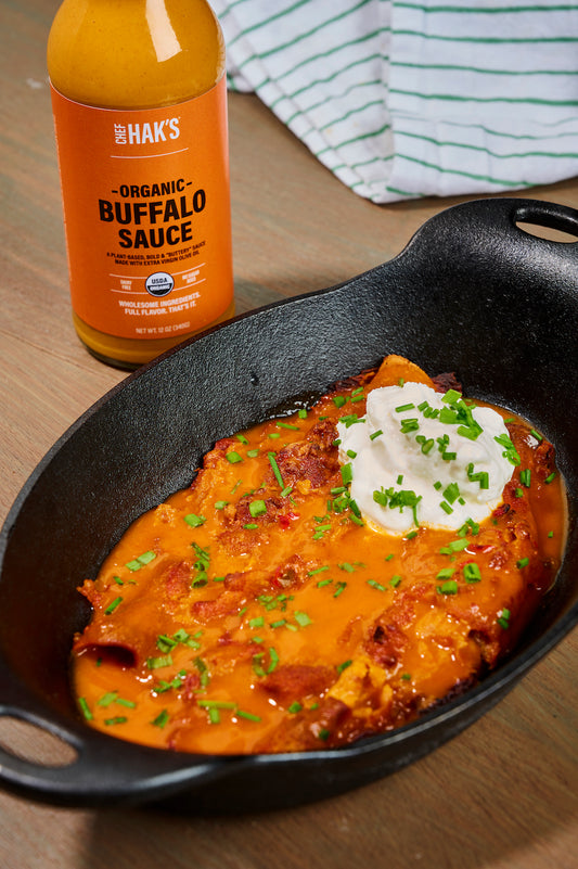 Buffalo Chicken Enchiladas
