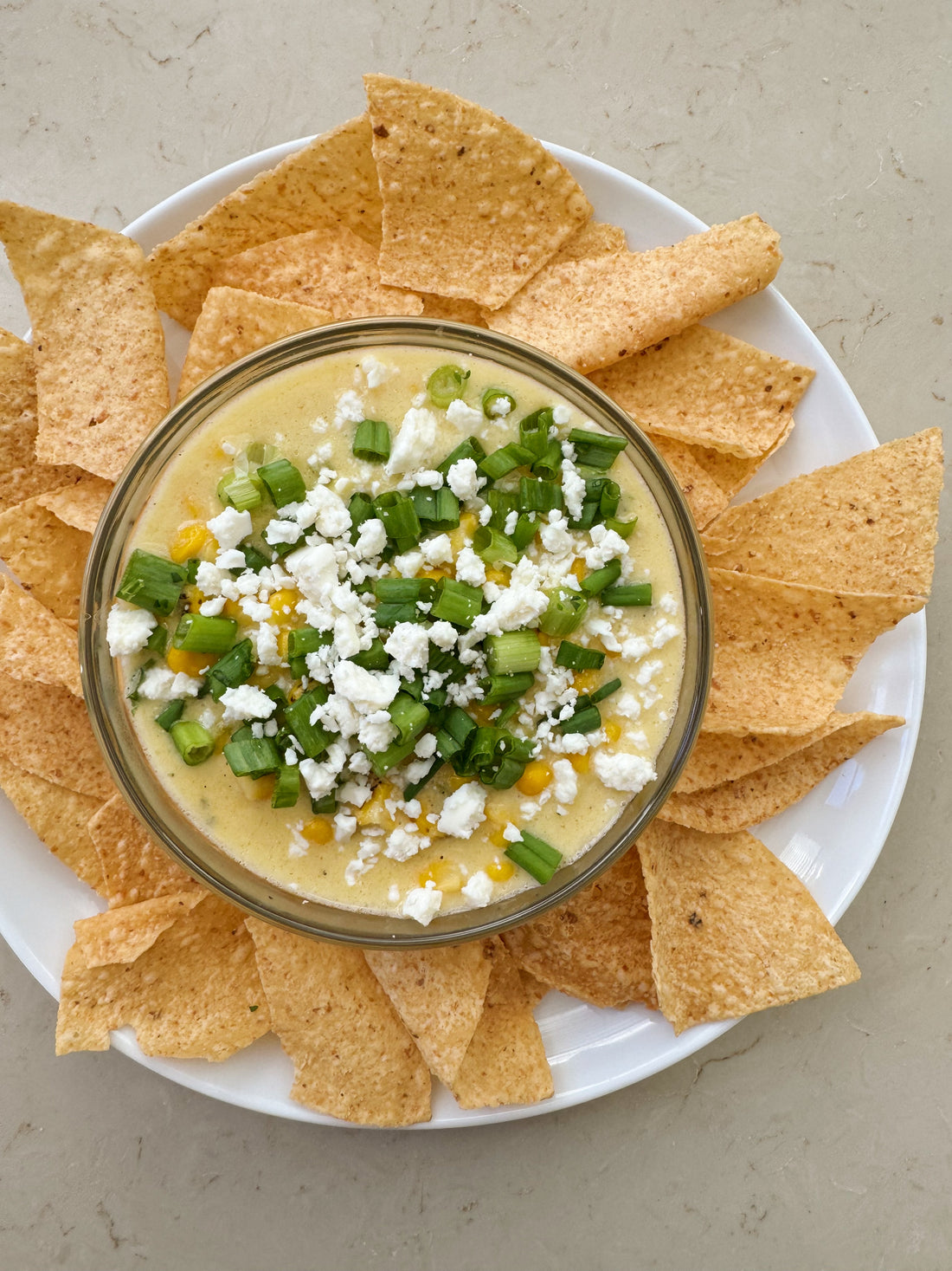 Creamy Corn + Bean Dip