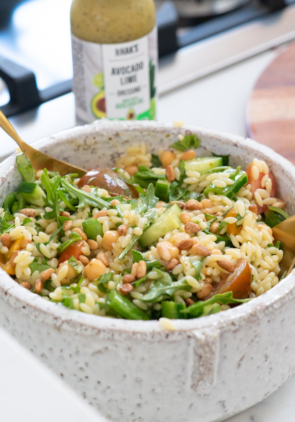 Avocado Lime Orzo Salad Hak's Food Official Store