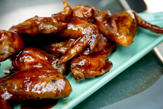 Baked Chipotle Bourbon Wings