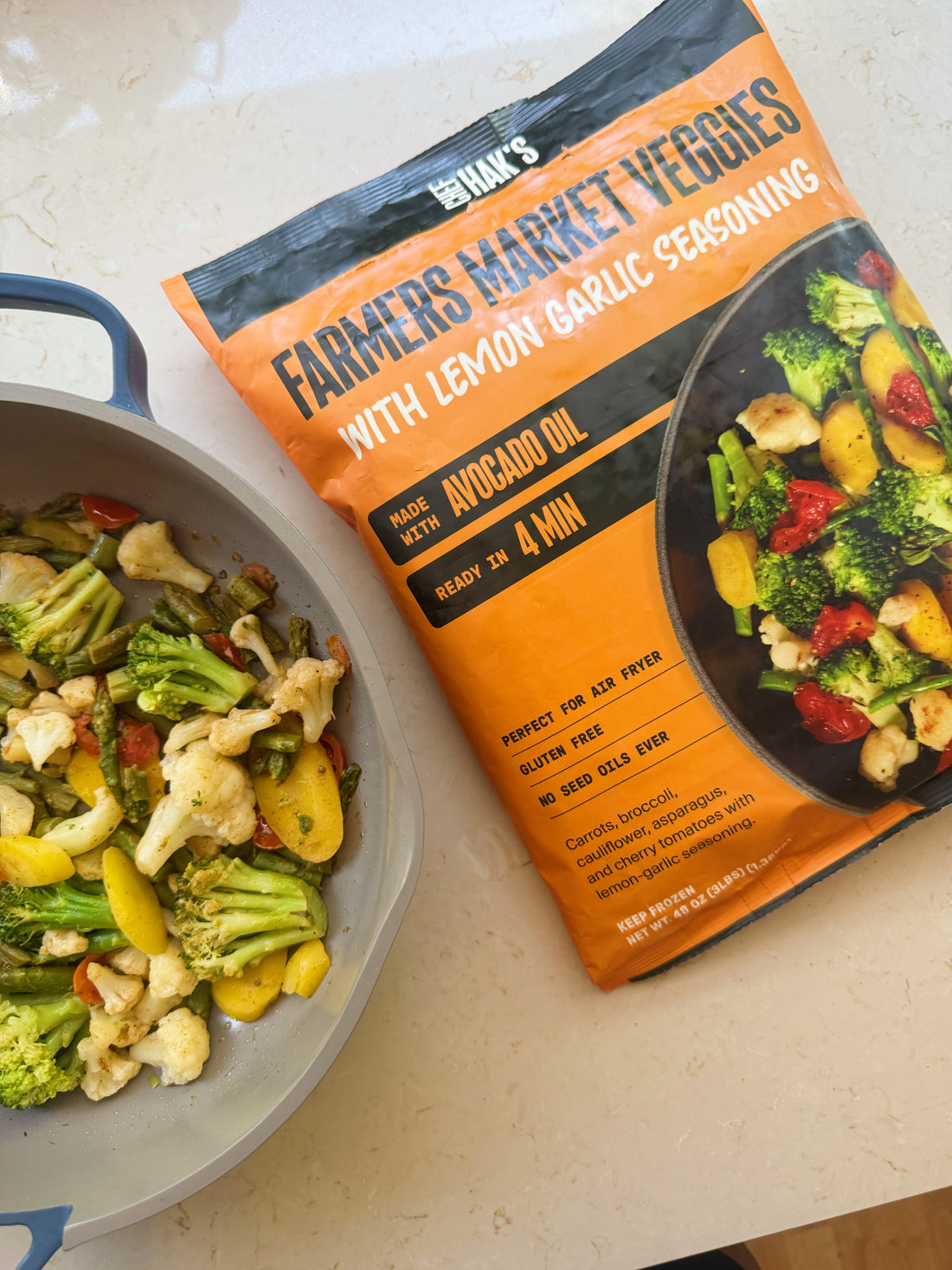 Lemon Garlic Veggie Gnocchi Skillet
