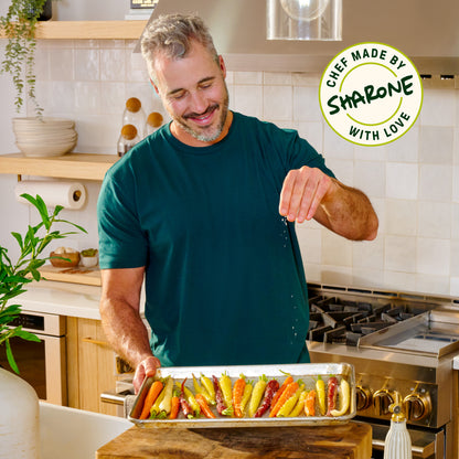 Organic Roasted Rainbow Carrots with Maple Dijon Glaze